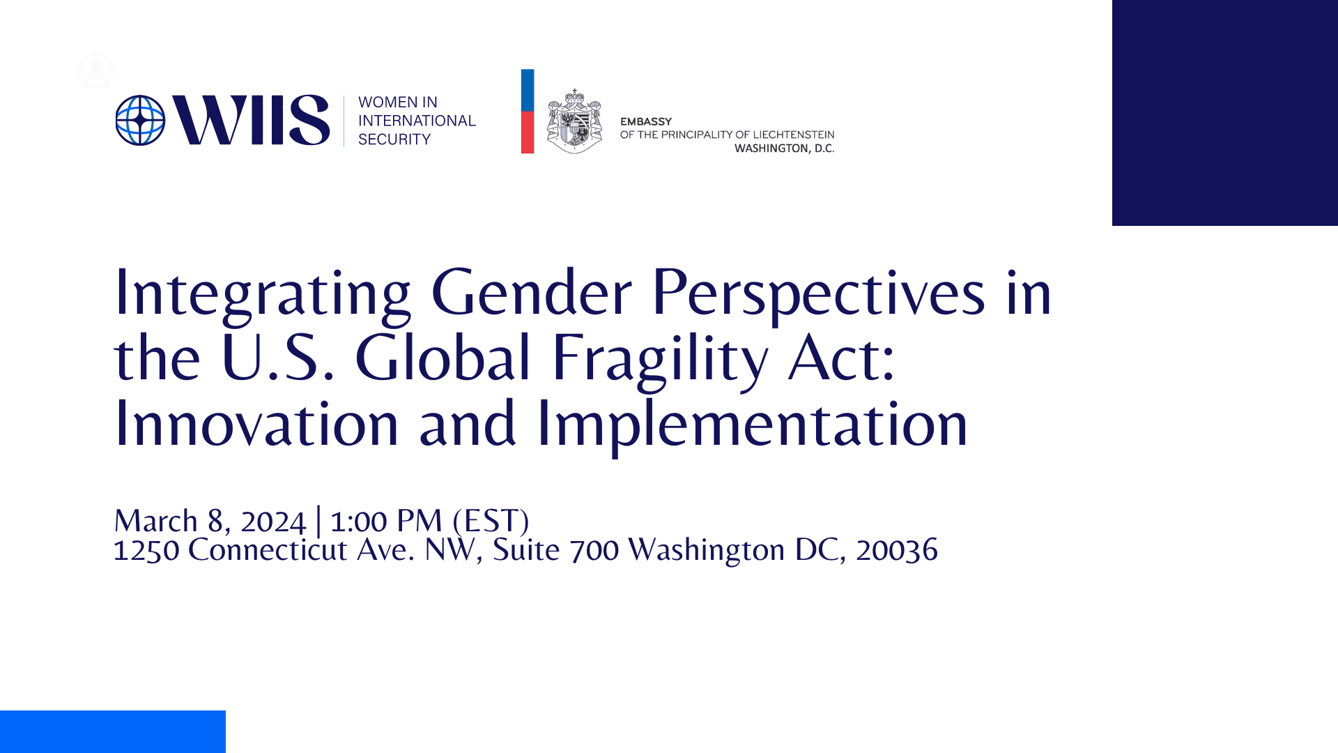 Integrating Gender Perspectives in the US Global Fragility Act Innovation and Implementation - Women In International Security
